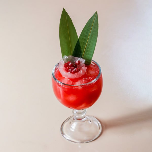 Strawberry Rum Cocktail Recipe Red 